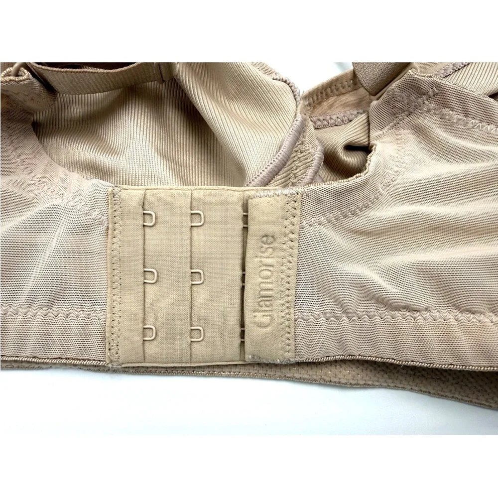 Glamorise MagicLift Seamless Support T-Shirt Bra 38C Cafe